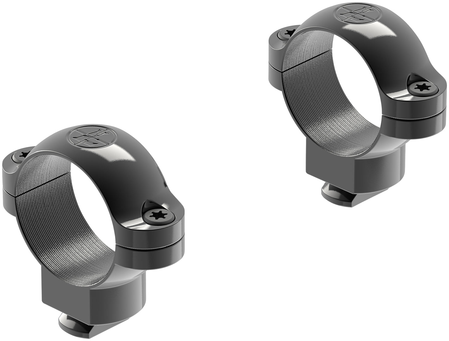 Leupold 49894 1" Medium Black Gloss Dual Dovetail Rings