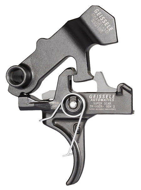 Geissele Super SCAR Two-Stage Trigger Black Oxide 3.20-4.60 lbs Pull Weight for FN SCAR Platform