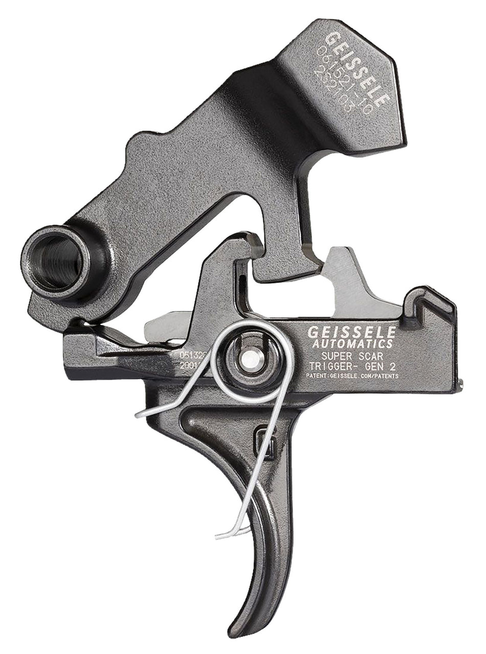 Geissele Super SCAR Two-Stage Trigger Black Oxide 3.20-4.60 lbs Pull Weight for FN SCAR Platform