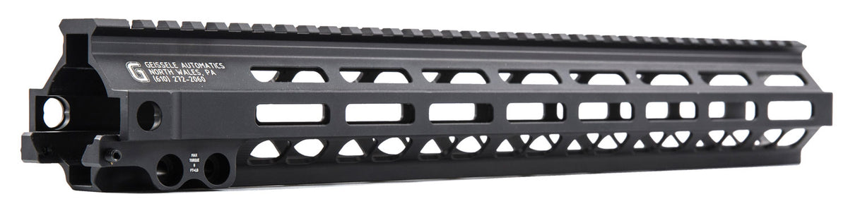 Geissele SMR MK8 15" M-LOK Handguard Black Aluminum AR15/M16/M4