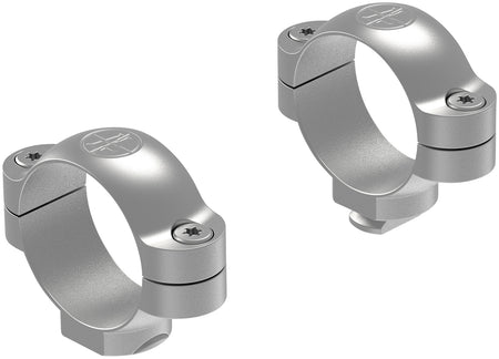 Leupold 52494 Standard Steel Rings 30mm Medium Silver Finish