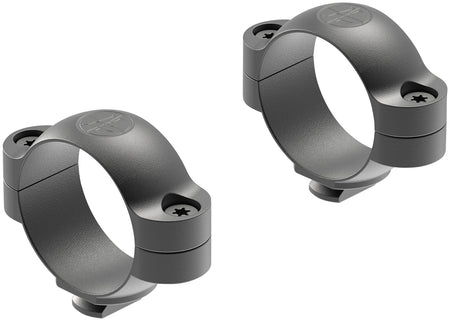 Leupold 52242 Dual Dovetail Steel Rings 30mm Low Matte Black
