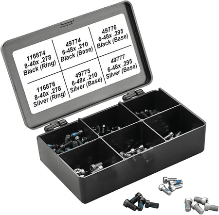 Leupold 52395 Assorted Torx Screw Set 40 Pieces for Scope Rings and Bases