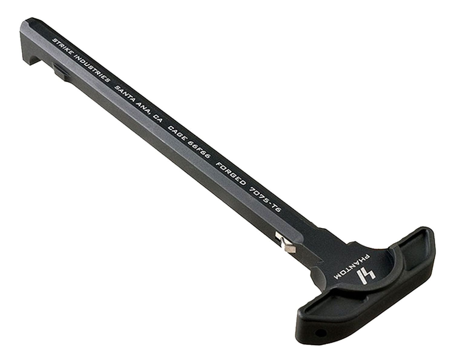 Strike Industries AR-15 Mil-Spec Latchless Charging Handle – Black Anodized