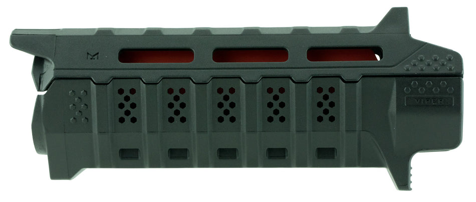 Strike Industries AR-Platform Viper Carbine Length Handguard Black Polymer with Red Inserts