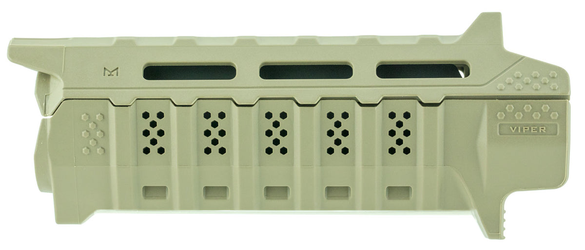 Strike Industries AR-Platform Viper Carbine Length Handguard Flat Dark Earth Black Inserts Polymer