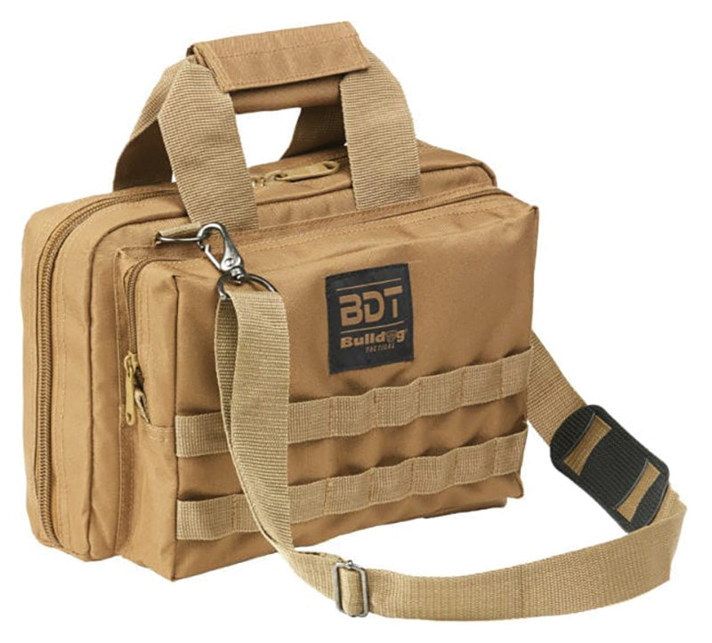 Deluxe MOLLE 2-Pistol Range Bag with Carry Strap