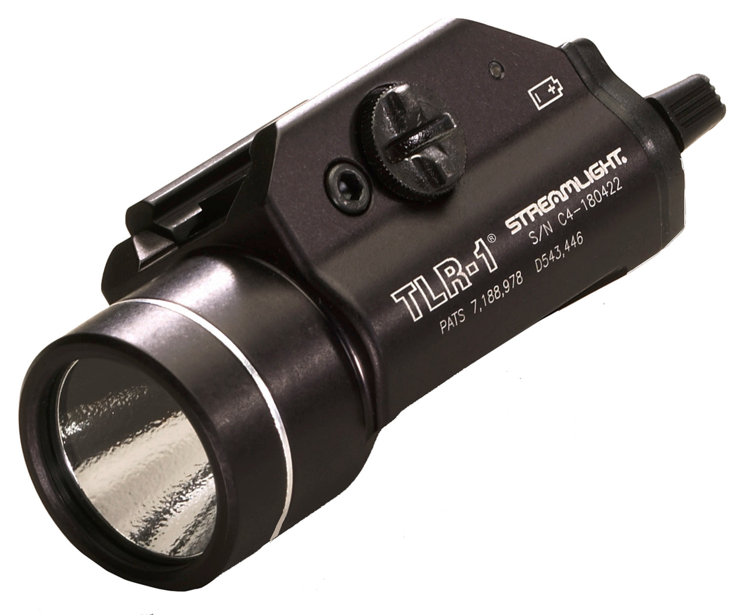 Streamlight TLR-1 300 Lumen White C4 LED Rail Mounted Gun Light Black Anodized Aluminum