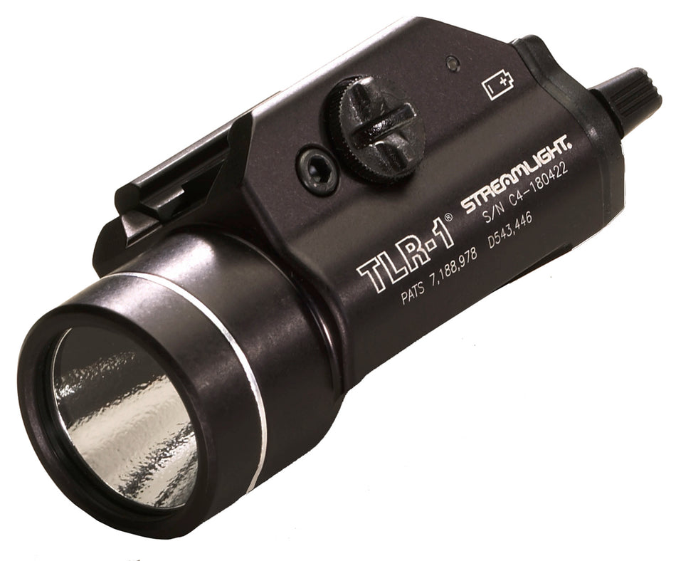 Streamlight TLR-1 300 Lumen White C4 LED Rail Mounted Gun Light Black Anodized Aluminum