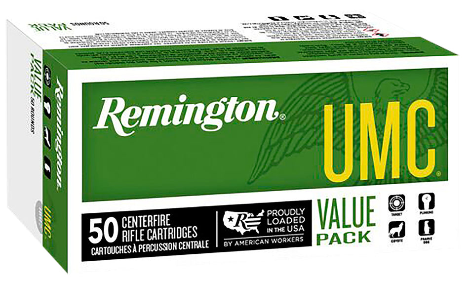Remington UMC Value Pack Jacketed Hollow Point 50 Grain .223 Remington 3425 fps