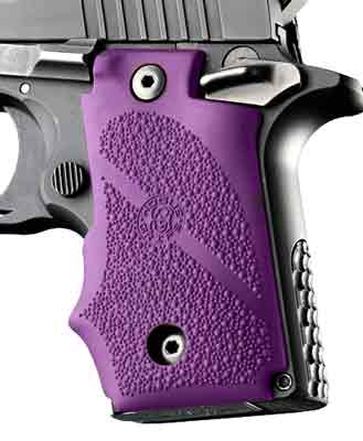 Hogue Overmolded Rubber Grip Panels SIG Sauer P238 Purple