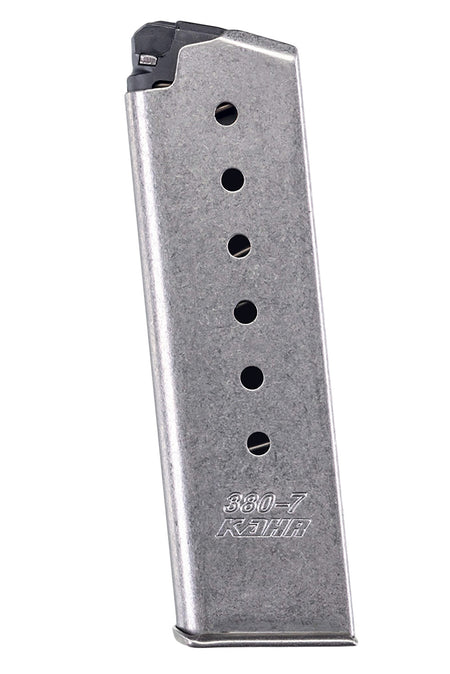 Kahr Arms OEM Stainless .380 ACP 7-Round Pistol Magazine for CT Handguns