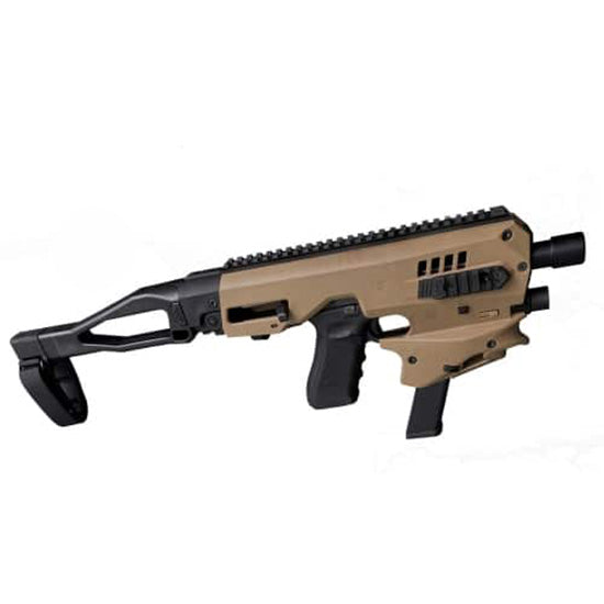 CAA Micro Conversion Kit Flat Dark Earth Long Stabilizer Gen2 for Glock 17/19/22/23/31/32/G45