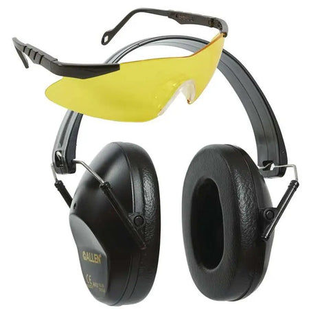 Allen Reaction Shooting Hearing and Eye Protection Muff and Glasses Combo