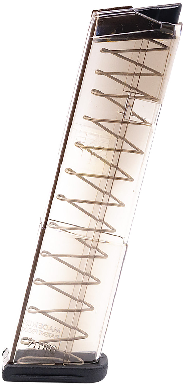 ETS Group Glock 43 9mm Luger 12 Round Extended Clear Handgun Magazine