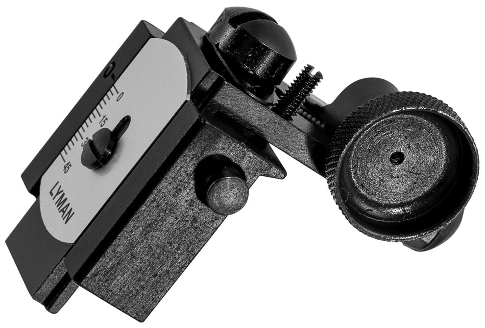 Lyman No. 66 Receiver Peep Sight Micrometer Click Adjustable Black 3662215
