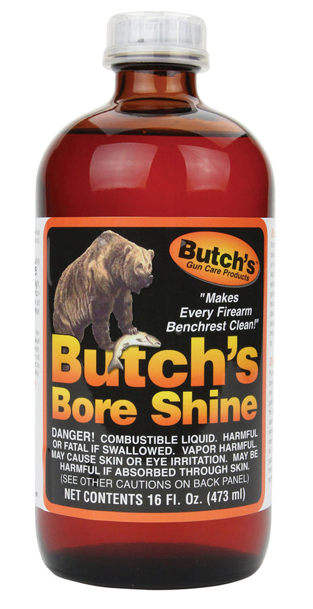 Butch's Original Bore Shine 16 Ounce Bottle Firearm Cleaning Solvent