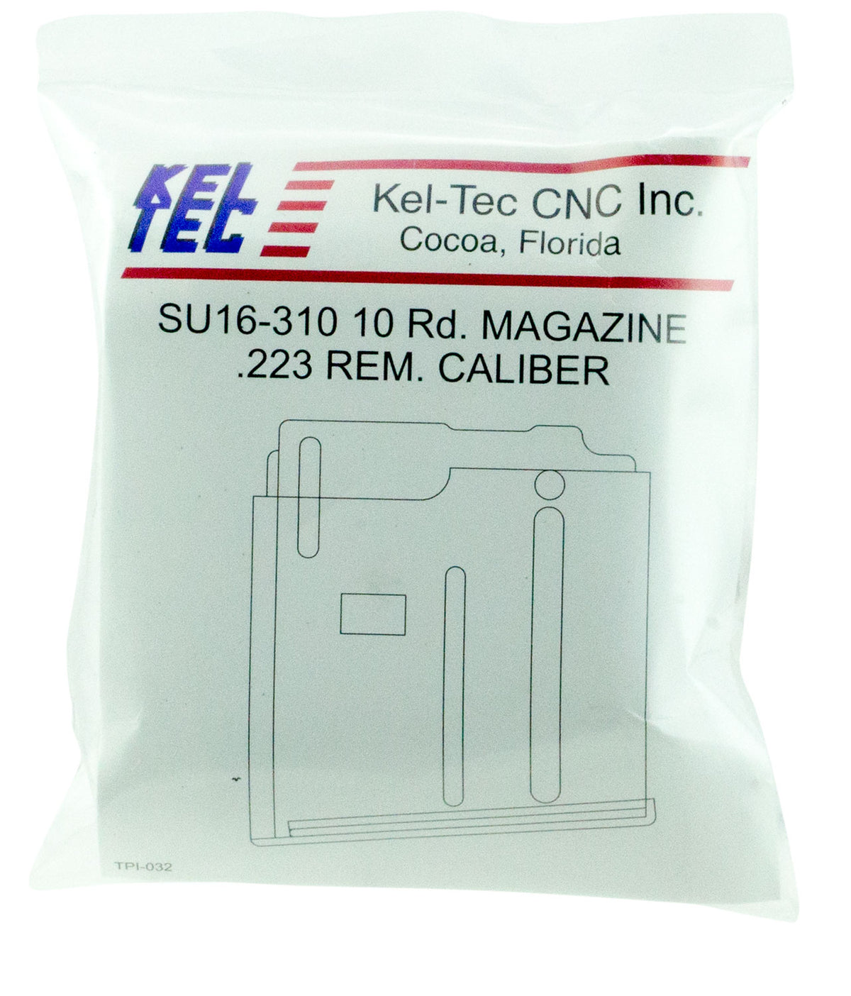 Kel-Tec SU16PLR16310 PLR/SU-16 10 Round 5.56x45mm NATO Detachable Magazine