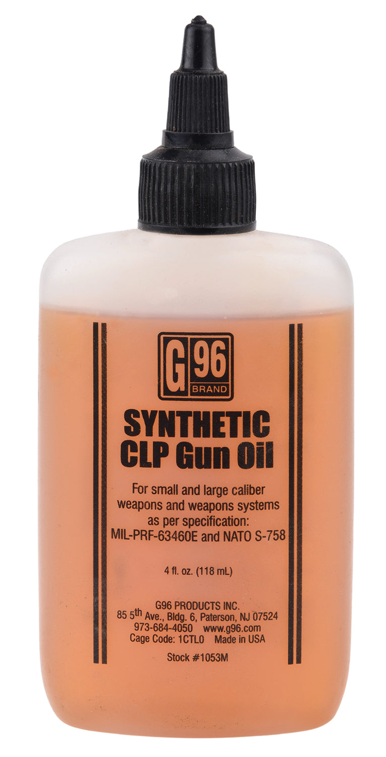G96 Synthetic Firearm Lubricant 4 oz Squeeze Bottle - Metal Bonding Formula