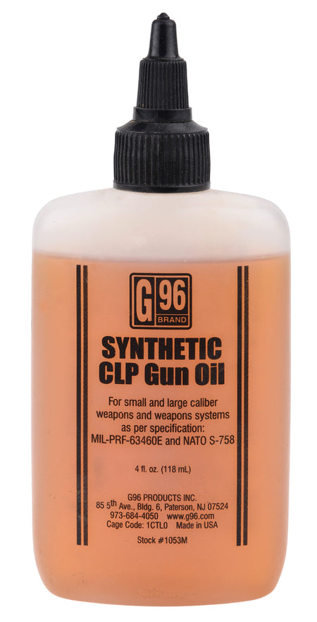 G96 Synthetic Firearm Lubricant 4 oz Squeeze Bottle - Metal Bonding Formula