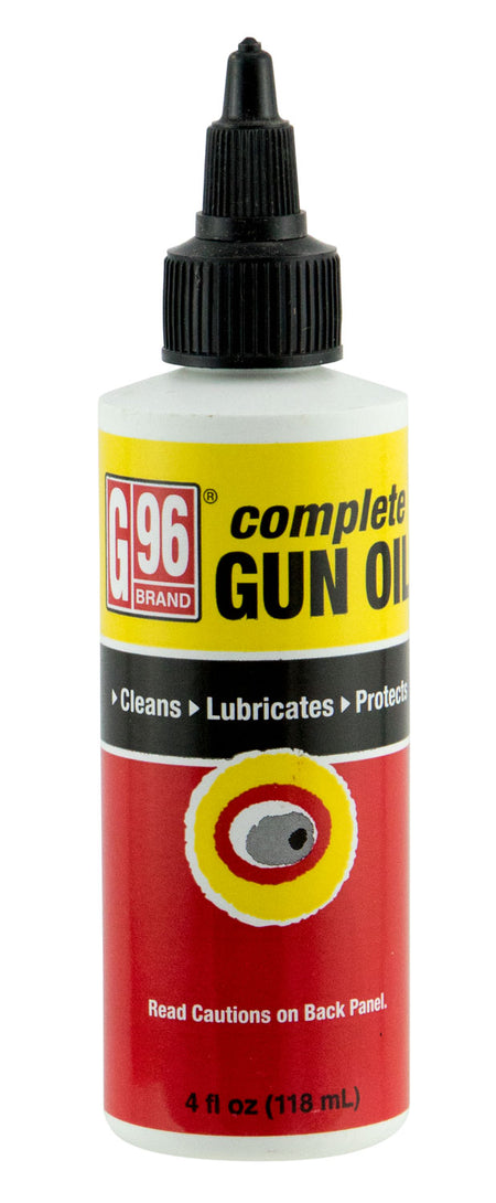 G96 Gun Oil 4 oz Squeeze Bottle - Polymer-Safe Firearm Cleaner and Lubricant