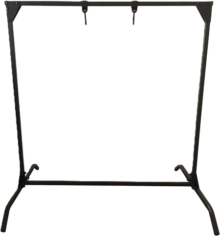 HME BTS Black Steel Hanging Bag Target Stand 30" W x 30" H Adjustable Width with Carabiner Clips