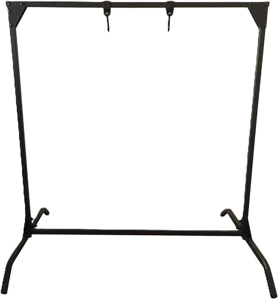 HME BTS Black Steel Hanging Bag Target Stand 30" W x 30" H Adjustable Width with Carabiner Clips