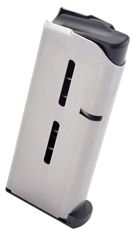 Wilson Combat 1911 Officer .45 ACP 7rd Stainless Steel Handgun Magazine Standard Floor Plate
