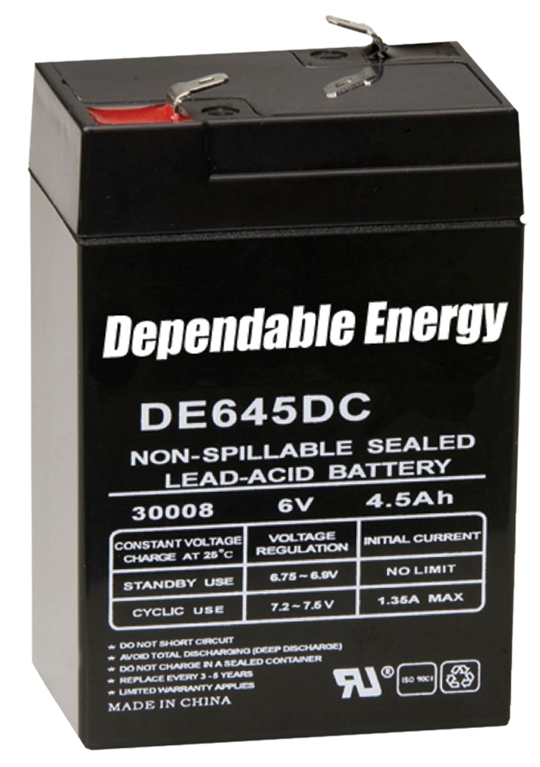 American Hunter DE30052 HR 6V 4.5 AMP Rechargeable Battery Game Feeder Use