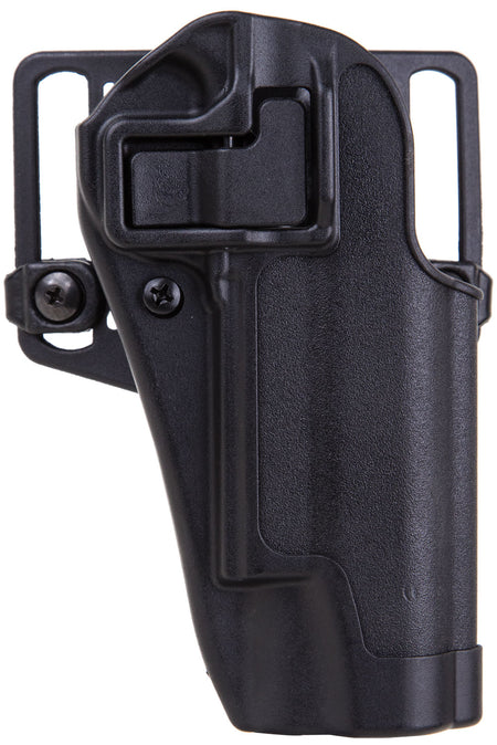 Blackhawk 410503BKR Serpa CQC OWB Size 03 Black Polymer Holster Belt Loop & Paddle 1911 Government Right Hand