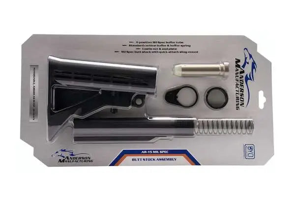 Anderson AR-15 6 Pos Mil-Spec Carbine Length Buffer Tube Kit