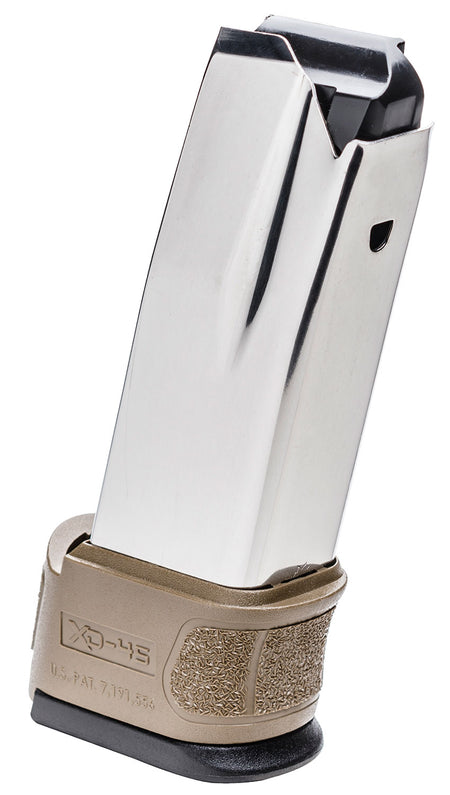 Springfield Armory XDG4550FDE XD Mod2 Stainless Steel .45 ACP 13-Round FDE Magazine