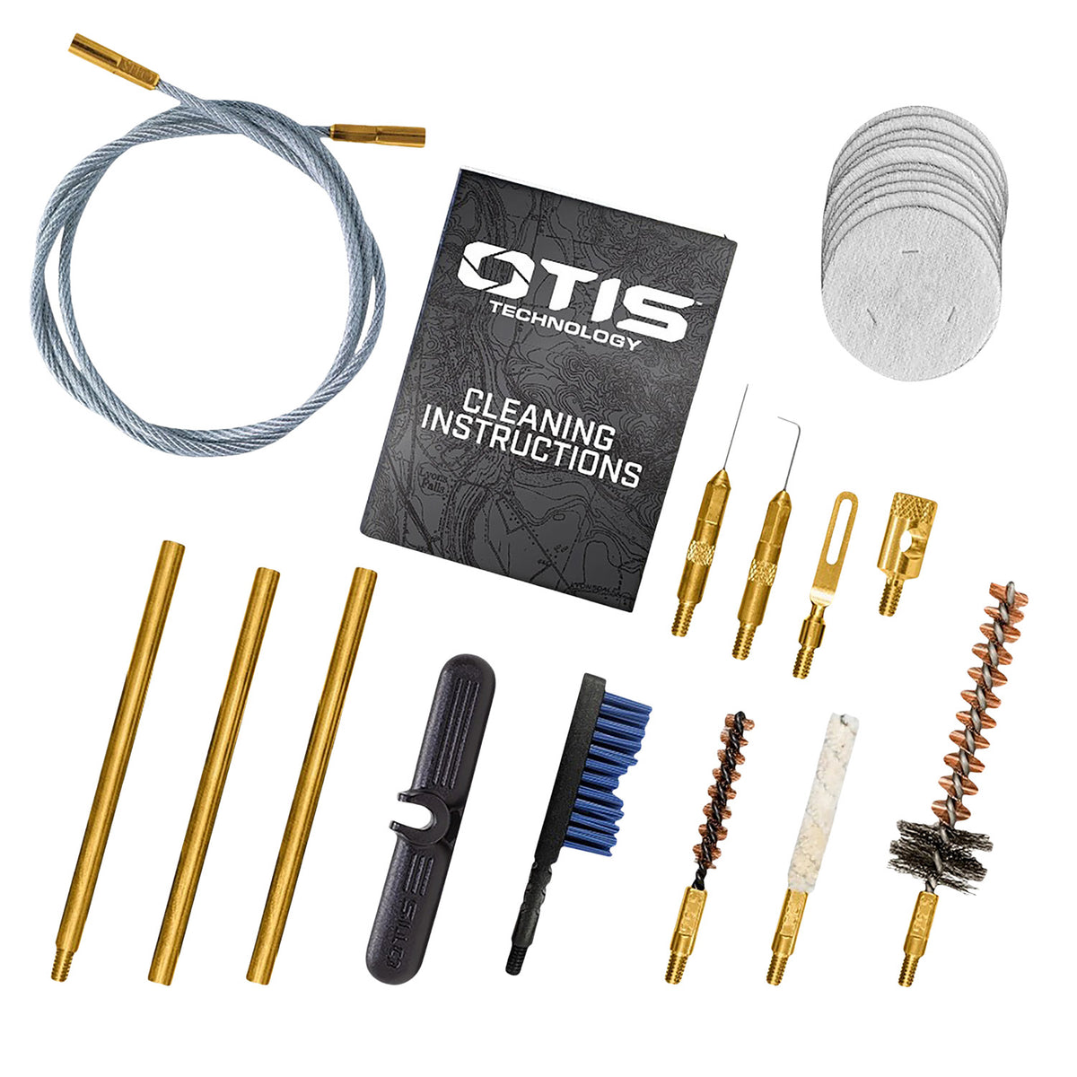 Otis Patriot .223 Rem Rifle Cleaning Kit with Locking Lug Tools 15pc