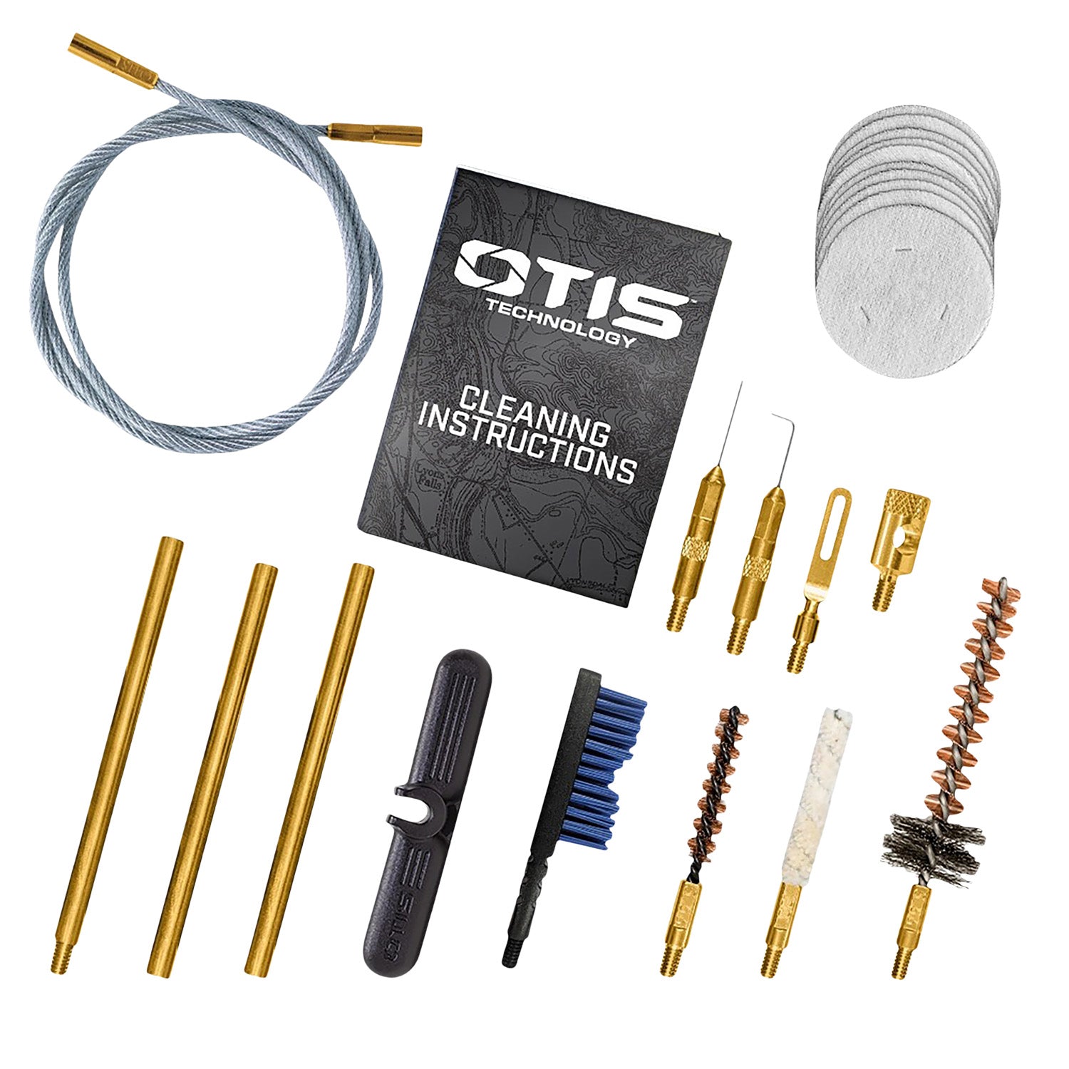Otis Patriot .223 Rem Rifle Cleaning Kit with Locking Lug Tools 15pc