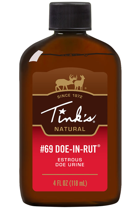 Tinks #69 Doe In Rut Deer Buck Attractant Scent 4 oz Bottle