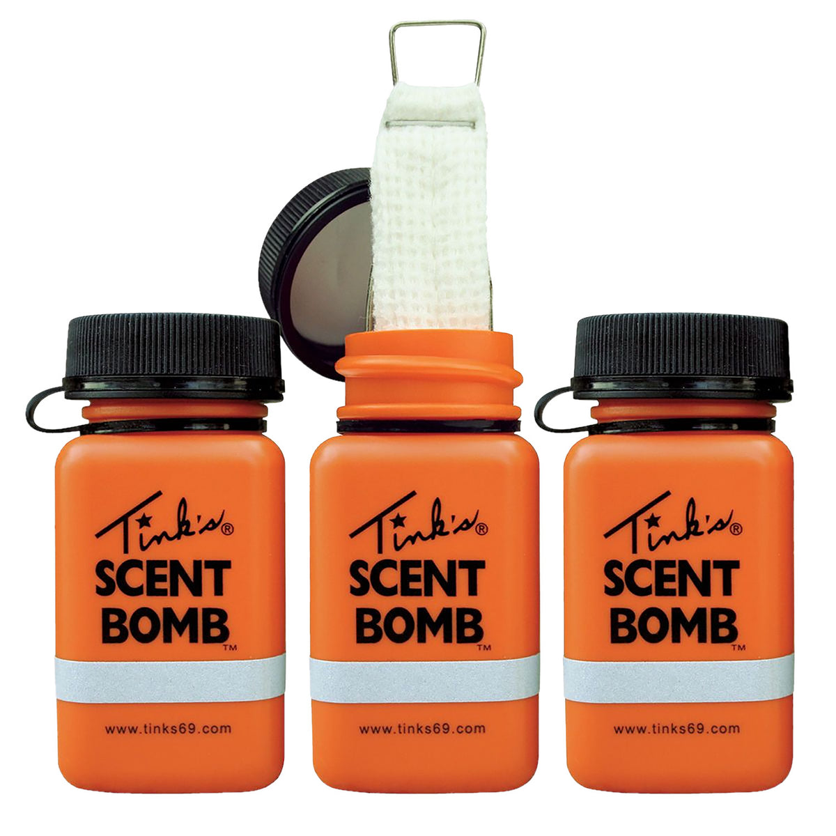 Tinks Scent Bomb Hunting Lure Applicator 1 oz 3 Pack