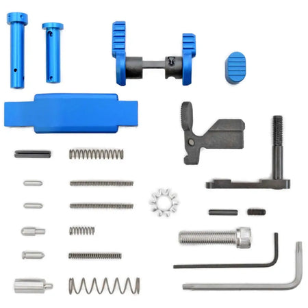 Armaspec Superlight Lower Receiver Parts Kit 223/556 SS Blue