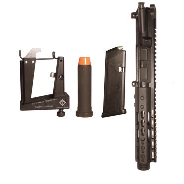 ATI MS Complete 9mm Conversion Upper Kit 5.5" Barrel 7" KM Rail 10-Round ETS Mag