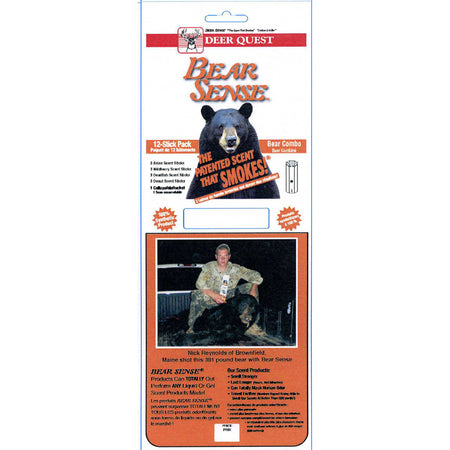 Deer Quest Bear Sense Bear Attractant Combo w/ Bucket 12 pk.