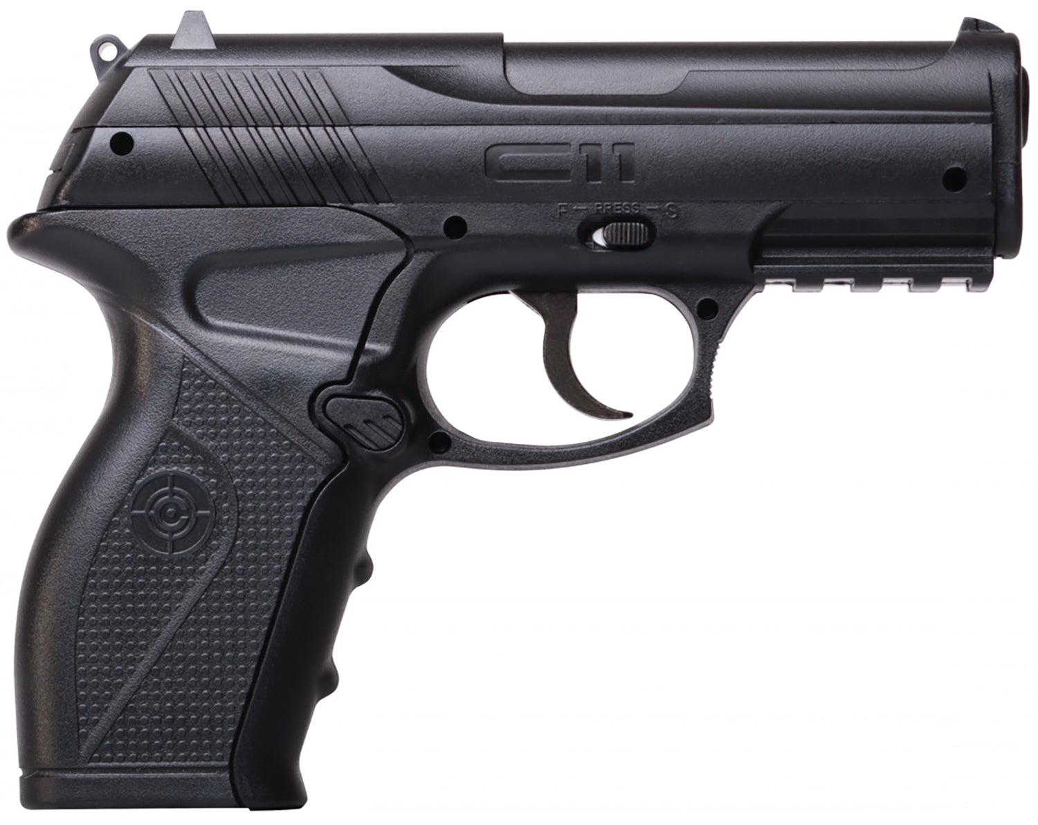 Crosman C11 CO2 Powered .177 BB Air Pistol Semi-Auto Black Polymer Frame