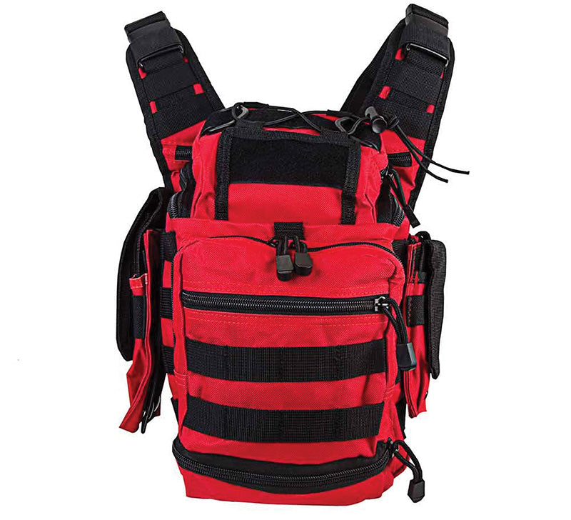 NcSTAR First Responder Multi-Compartment Bag Red Black