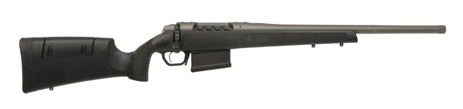 Weatherby 3WR047MMBROT 307 Range SF 7mm BC 5+1 20" Tungsten Cerakote Heavy Threaded Barrel, Tungsten Cerakote Drilled & Tapped Steel Receiver, Adj Cheek Piece & LOP Black Synthetic Stock