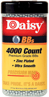 Daisy Max Speed .177 (4.5mm) Zinc Steel BBs 4000 Ct 6-Pack Bulk Carton