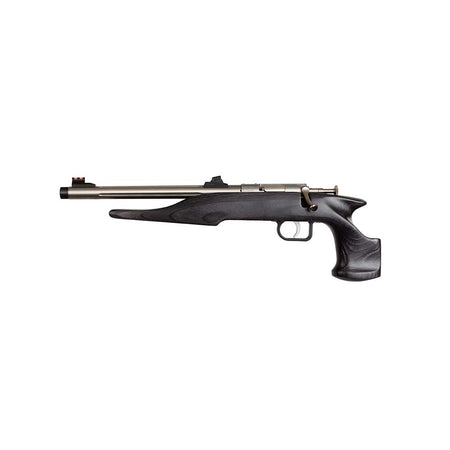 Chipmunk 40103 Hunter Youth Frame 22 LR Single Shot 9" Threaded Stainless Steel Barrel, Black Laminate Frame