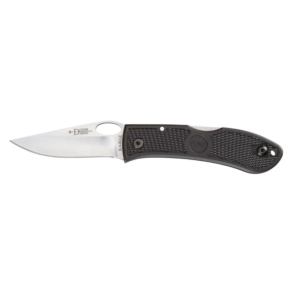 Ka-Bar Dozier Thumb Notch Pocket Knife 7.25" OAL 3" Clip Point Blade w/ Clip