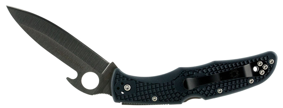 Spyderco Endura 4 Lightweight Folding Pocket Knife C10PGYW 3.81" VG-10 Drop Point Gray FRN Handle & Pocket Clip
