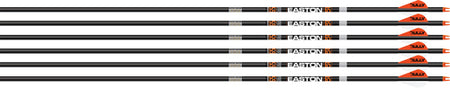 Easton Arrow 6.5MM Match Grade 500 Spine with AAE Hybrid Vanes 6-Pack