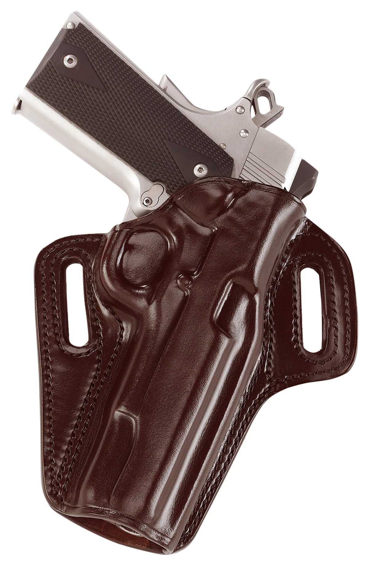 Galco CON458H Concealable OWB Havana Brown Leather Hip Holster, Fits Ruger 57 & FN Five-seveN USG/MK2, Right Hand