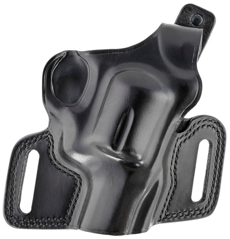 Galco SIL126B Silhouette OWB Black Leather Thumb Break Holster, Fits S&W N Frame 2-4", Right Hand