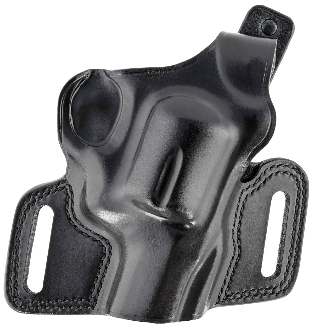 Galco SIL212B Silhouette OWB Black Leather Thumb Break Holster, Fits 1911 3-5" Models, Right Hand